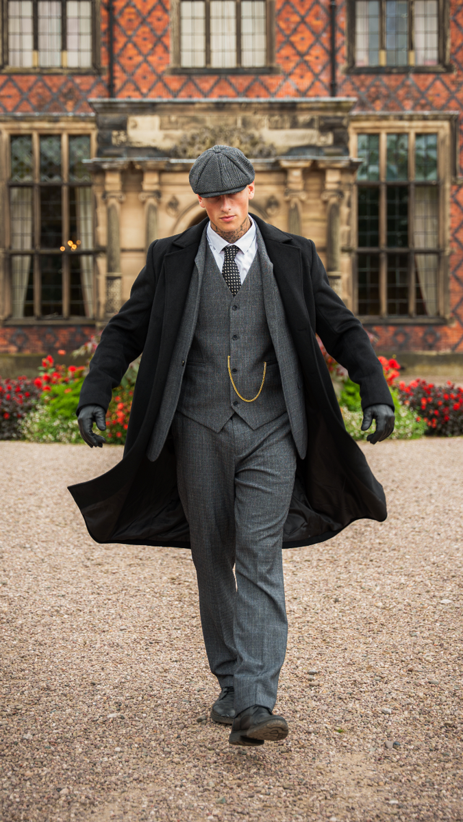 British Long Tommy Coat- Peaky Blinders – Birmingham Wear