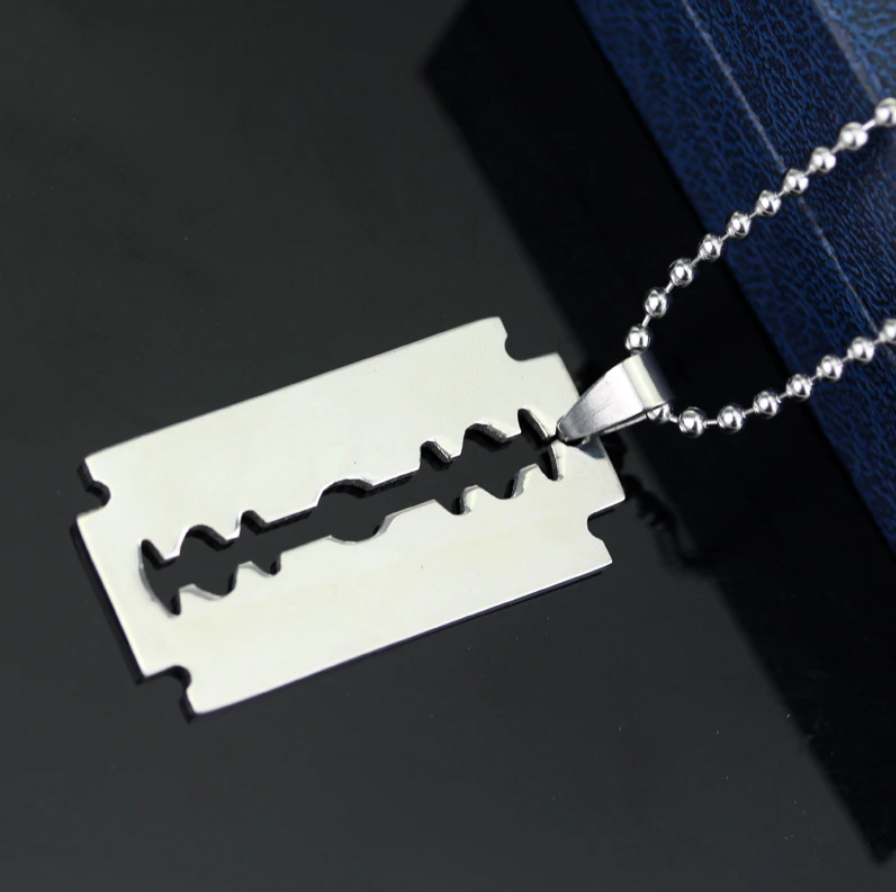 Razor sales blade pendant