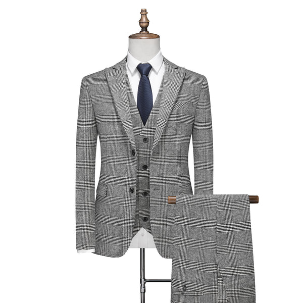 Three-pieces suit Arthur Glen check - Tweed