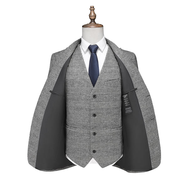 Three-pieces suit Arthur Glen check - Tweed
