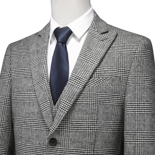 Three-pieces suit Arthur Glen check - Tweed