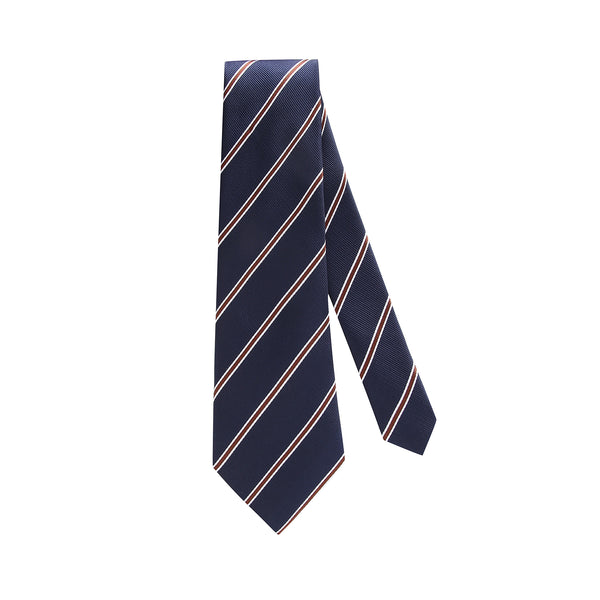 Classic Tie- Stripe Blue & Red